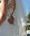 Second Hand Brautkleid Pronovias Barcelona Meerjungfrau Gr. 34 Foto 4