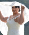 Second Hand Brautkleid Einzelanfertigung Meerjungfrau Gr. 42 Foto 1