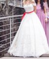Second Hand Brautkleid A-Linie Gr. 36 Maßgeschneidert Foto 3