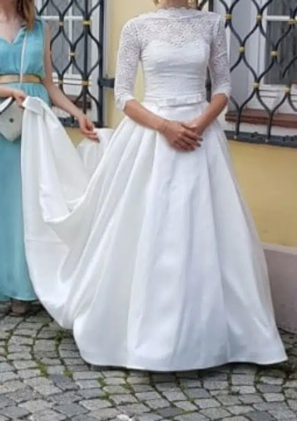 Second Hand Brautkleid Gr 38 A Linie Marke Daria Karlozi Brautkleider Online