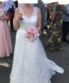 Second Hand Brautkleid A-Linie Gr. 38 Foto 1
