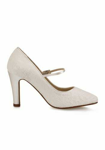Brautschuhe online bestellen Brautkleider.online Brautschuhe Online. Brautschuhe Rainbow Club Dana in ivory