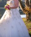 Second Hand Brautkleid Stella York A-Linie Gr. 42 Maßgeschneidert Foto 3