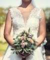 Second Hand Brautkleid Elizabeth Passion / Mode de Pol A-Linie Gr. 38 Foto 2