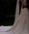 Second Hand Brautkleid Morilee / Madeline Gardner Meerjungfrau Gr. 32 Foto 2