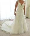 Second Hand Brautkleid Morilee / Madeline Gardner Meerjungfrau Gr. 32 Foto 5