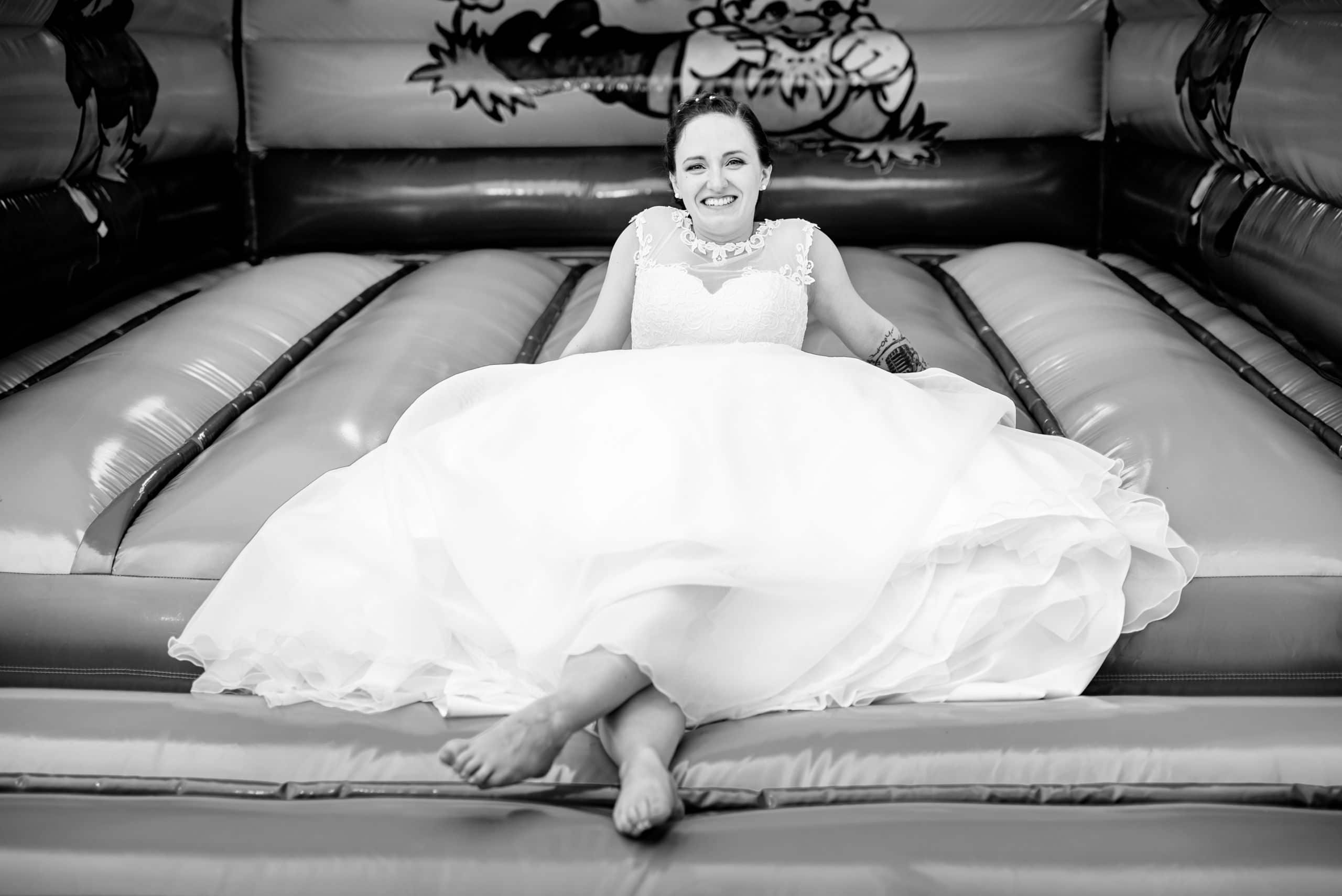 Second Hand Brautkleid A-Linie Gr. 38 KA-16136T Foto 5