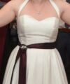 Second Hand Brautkleid Vokuhila Gr. 38 Foto 4