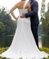 Second Hand Brautkleid Pronovias Barcelona Paris Fit and Flare Gr. 38 Foto 3