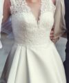 Second Hand Brautkleid Elizabeth Passion / Mode de Pol A-Linie Gr. 38 Foto 4