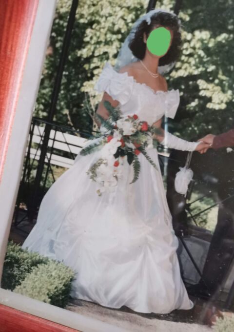 Second Hand Brautkleid Prinzessin Gr. 40 Foto 1