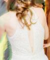 Second Hand Brautkleid A-Linie Gr. 34 Maßgeschneidert Foto 5
