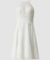 Brautkleid Luxuar Etui Minikleid Standesamt Foto 4
