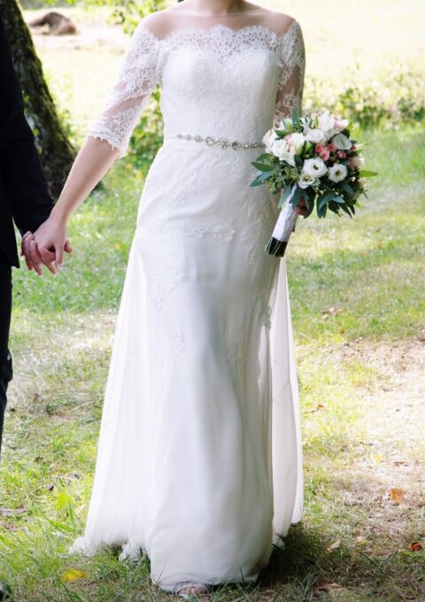 Second Hand Brautkleid Fit and Flare Gr. 36 Foto 1