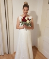 Second Hand Brautkleid A-Linie Gr. 38 Foto 1