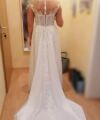 Second Hand Brautkleid Eva Lendel A-Linie Gr. 42 Neu & ungetragen Foto 6