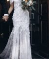 Second Hand Brautkleid Mila Nova Meerjungfrau Gr. 36 Foto 7