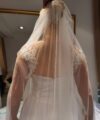 Second Hand Brautkleid Hat die Verkäuferin per Hand genäht A-Linie Gr. 42 Maßgeschneidert Neu & ungetragen Foto 4
