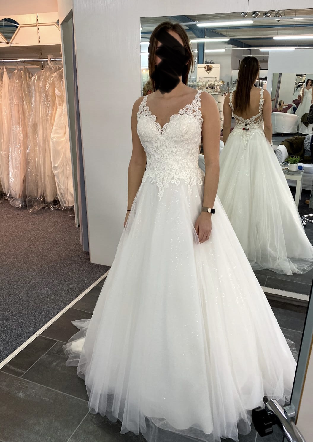 Second Hand Brautkleid · Eddy K · ALinie · Gr. 38 · Neu & ungetragen •