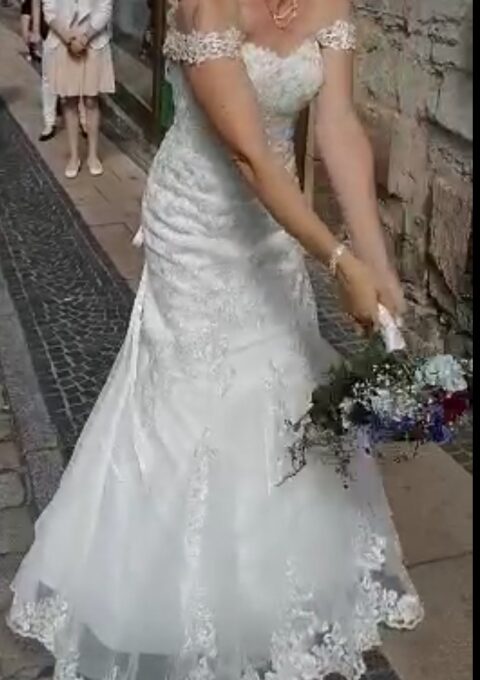 Second Hand Brautkleid Anna Sorrano Constantina Fit and Flare Gr. 38 Foto 1