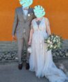 Second Hand Brautkleid Essense of Australia D2607 A-Linie Gr. 42 Foto 7