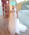 Second Hand Brautkleid Essense of Australia D2607 A-Linie Gr. 42 Foto 3