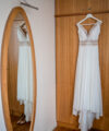 Second Hand Brautkleid Beside 1240 Boho Gr. 34 Foto 1