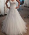 Second Hand Brautkleid Aurora Boutique Bijoux Nicole Fit and Flare Gr. 34 Foto 1
