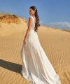 Brautkleid Atelier belle Couture Boho Standesamt Maßgeschneidert Foto 2