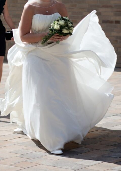 Second Hand Brautkleid A-Linie Gr. 40 Foto 1