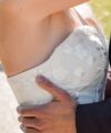 Second Hand Brautkleid FQ "all overlace blossoms" Prinzessin Gr. 36 Foto 5