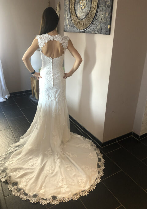 Second Hand Brautkleid · Meerjungfrau · Gr. 34 · Maßgeschneidert Foto 1