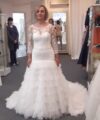 Second Hand Brautkleid Semiha Bähr Couture Meerjungfrau Gr. 38 Maßgeschneidert Foto 2