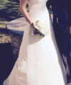 Second Hand Brautkleid Lisa Donetti 70437 L/Z A-Linie Gr. 38 Foto 1