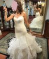Second Hand Brautkleid Pronovias Drema Meerjungfrau Gr. 36 Neu & ungetragen Foto 1