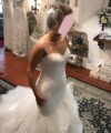 Second Hand Brautkleid Pronovias Drema Meerjungfrau Gr. 36 Neu & ungetragen Foto 2