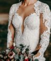 Second Hand Brautkleid Da Vinci, Stuttgart Meerjungfrau Gr. 36 Maßgeschneidert Foto 6
