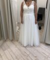 Second Hand Brautkleid Lohrengel Mercedes A-Linie Gr. 44 Foto 1