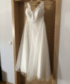 Second Hand Brautkleid Lohrengel Mercedes A-Linie Gr. 44 Foto 2