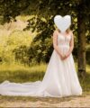 Second Hand Brautkleid Aire Barcelona A-Linie Gr. 36 Foto 4