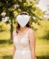 Second Hand Brautkleid Aire Barcelona A-Linie Gr. 36 Foto 3