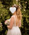 Second Hand Brautkleid Aire Barcelona A-Linie Gr. 36 Foto 2