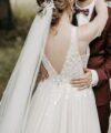 Second Hand Brautkleid White One / St. Patrick / Pronovias Anpu A-Linie Gr. 36 Maßgeschneidert Foto 3