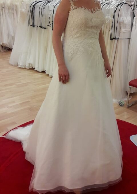 Second Hand Brautkleid Ladybird A-Linie Gr. 42 Neu & ungetragen Foto 1