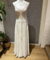 Second Hand Brautkleid Herve Paris Tricot Boho Gr. 38 Maßgeschneidert Foto 2