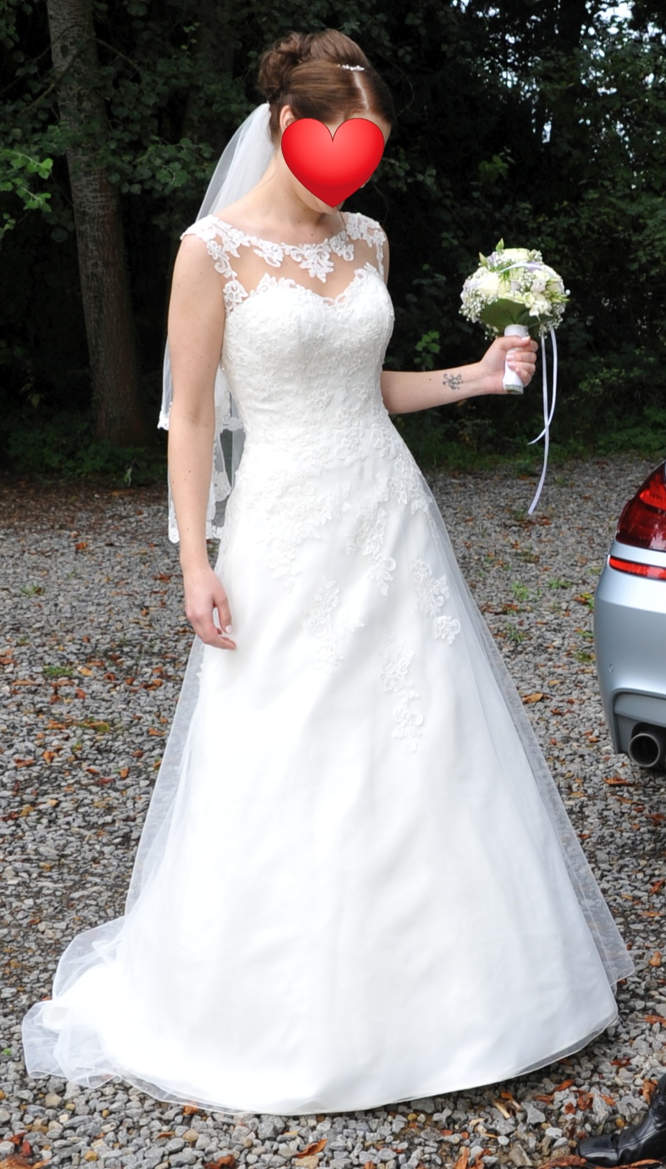 Second Hand Brautkleid · Ladybird · 417011 · ALinie · Gr. 36 •