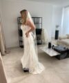 Second Hand Brautkleid Melrosebridal Fit and Flare Gr. 38 Neu & ungetragen Foto 3