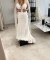 Second Hand Brautkleid Melrosebridal Fit and Flare Gr. 38 Neu & ungetragen Foto 2