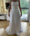 Second Hand Brautkleid In England von einer Schneiderin genäht A-Linie Gr. 36 Maßgeschneidert Neu & ungetragen Foto 1