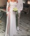 Second Hand Brautkleid Fit and Flare Gr. 38 Foto 1